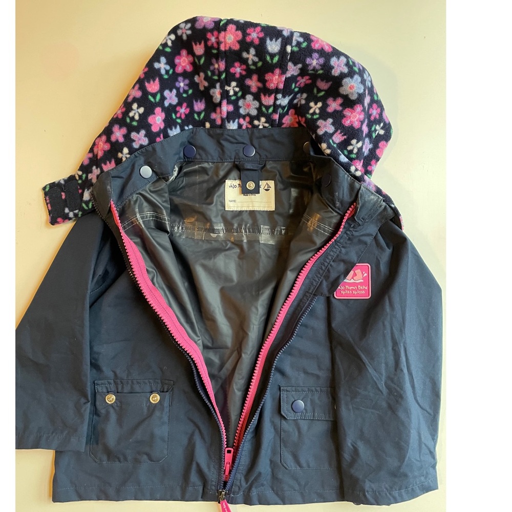 Jojo Maman Bebe fleece-lined jacket girl 18-24months
